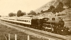 Snabbtåg, Bombay, Baroda och Central India Railway, 1930. av Unbekannt