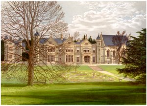 Exton House, Rutland, hem för Earl of Gainsborough, c1880 av Unbekannt