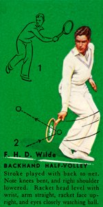 F. H. D. Wilde - Backhand Half-Volley, c1935. av Unbekannt