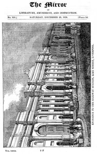 Fasad av Lime Street Station, Liverpool, 1838 av Unbekannt