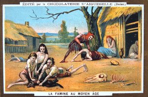 Hungersnöd under medeltiden, 1800-talet av Unbekannt