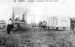 Farman biplan nr 1, c1912 av Unbekannt