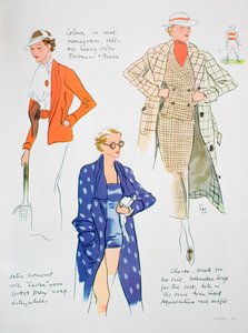 Modeillustration, 1935 av Unbekannt