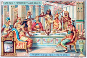 Fest vid faraonernas tid, forntida Egypten, c1900 av Unbekannt