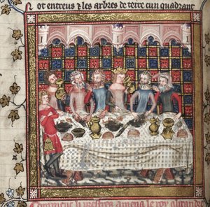 Fest i Oxford En cykel av Alexanderromanser, ca 1400 av Unbekannt