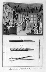 Fjäderskötare, 1751-1777 av Unbekannt