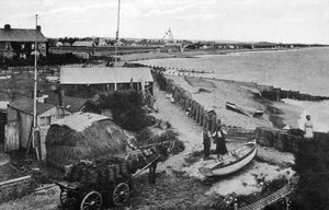 Felpham Beach, nära Bognor Regis, West Sussex, tidigt 1900-tal av Unbekannt