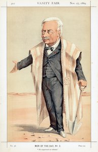 Ferdinand de Lesseps, fransk diplomat och entreprenör, 1869 av Unbekannt