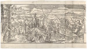 Festival of the New Moon från frisen Ces Moeurs et fachons de faire de Turcz Customs ..., 1553. av Unbekannt