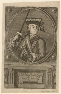 Fältmarskalk greve Pjotr Alexandrovich Rumyantsev-Zadunaisky, 1770 av Unbekannt