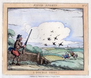 Fältsport: A Double Shot, sent 1700-tidigt 1800-tal av Unbekannt