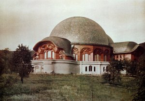 Första Goetheanum, framifrån söderut, Dornach, Schweiz, 1922 av Unbekannt