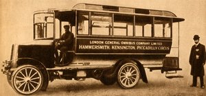 Första L.G.O.C. Motorbuss, 1904, 1933. av Unbekannt