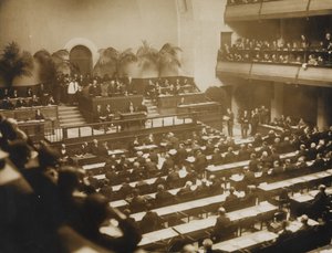 Nationernas Förbunds första möte 15 november 1920 i Genève 1920. av Unbekannt