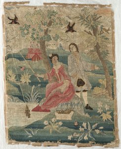 Fishing Lady, 1700-tal. av Unbekannt