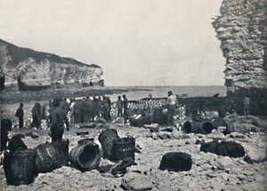 Flamborough - The Fishermen at Work, 1895 av Unbekannt