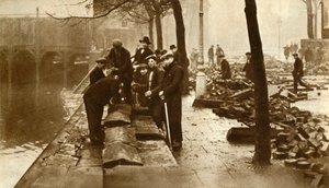 Översvämning i London, 1928, 1935. av Unbekannt