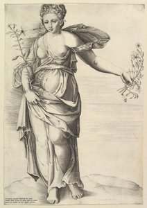 Flora, ca. 1560-70. av Unbekannt