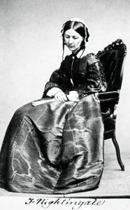 Florence Nightingale 1820-1910, 1854 av Unbekannt