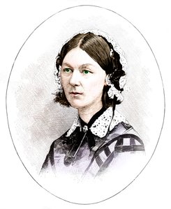 Florence Nightingale 1820-1910, brittisk sjuksköterska av Unbekannt