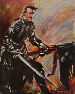 Florian Geyer + 1525. - Målning av L. Corinth, 1934. av Unbekannt