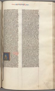 Fol. 341r, Daniel, historiker initial A, Daniel i lejonhålan, ca. 1275-1300. av Unbekannt