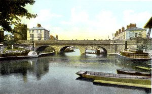 Folly Bridge, Oxford, 1900-talet av Unbekannt
