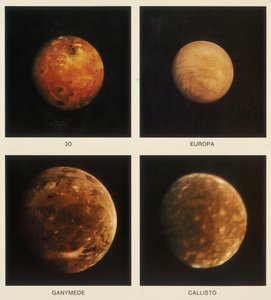 Fyra månar av Jupiter. Io, Europa, Ganymede och Callisto, 1979 av Unbekannt