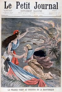 Frankrike hjälper Martinique, 1902 av Unbekannt
