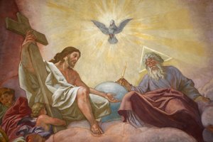 Franciscan Church of Vienna Jesus, Gud och den helige Ande, Wien, Österrike av Unbekannt