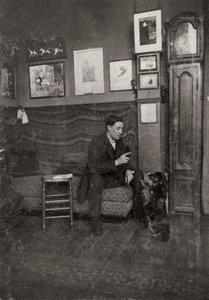 Francisque Poulbot, fransk serietecknare och illustratör, 1909 av Unbekannt