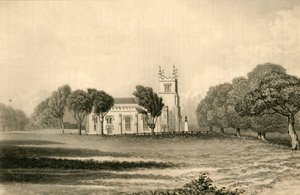 Frans kyrka, 1835. av Unbekannt