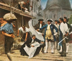 Fredrik William I bygger Berlin, 1936. av Unbekannt