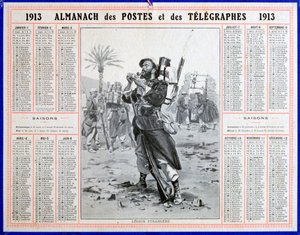 Franska främlingslegionen, 1913 av Unbekannt