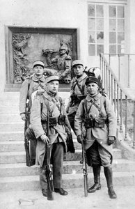 Franska främlingslegionärer, Algeriet, c1910 av Unbekannt