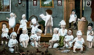 Franskt vykort, c1900 av Unbekannt