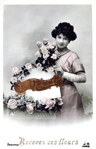 Franskt vykort, c1900 av Unbekannt