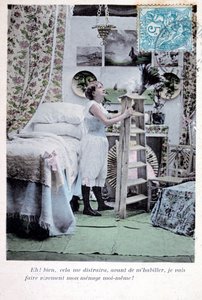 Französische Postkarte, ca. 1900