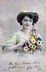 Franskt vykort, c1900 av Unbekannt