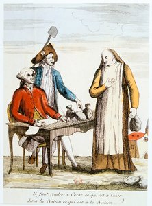 Franska revolutionen 1789: antiklerikalism av Unbekannt