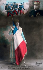 Franskt vykort från första världskriget, 1914-1918 av Unbekannt