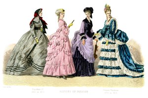 Fransk kostym: Napoleon III, Present Fashions, 1882 av Unbekannt