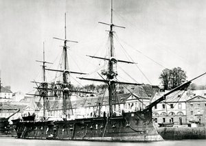 Franskt örlogsfartyg, lOcean, 1868 av Unbekannt
