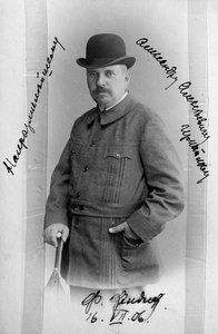 Friedrich Fyodor Fiedler, översättare av rysk poesi, c1906 av Unbekannt