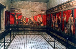 Fris från Mysteriernas villa, Pompeji av Unbekannt