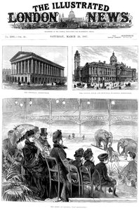 Framsidan av The Illustrated London News, 1887 av Unbekannt