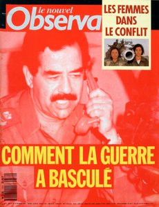 Framsidan av Le Nouvel Observateur, februari 1991 av Unbekannt
