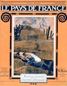 Framsidan av Le Pays de France, 9 september 1915 av Unbekannt