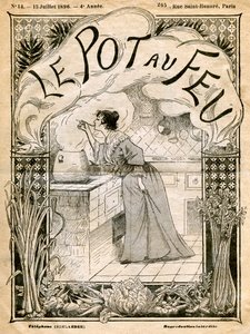 Framsidan av Le Pot au Feu, 15 juli 1896 av Unbekannt