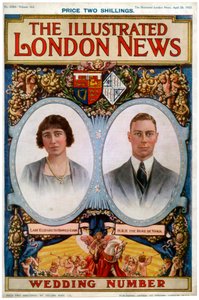 Framsidan av The Illustrated London News Wedding Number, 28 april 1923 av Unbekannt